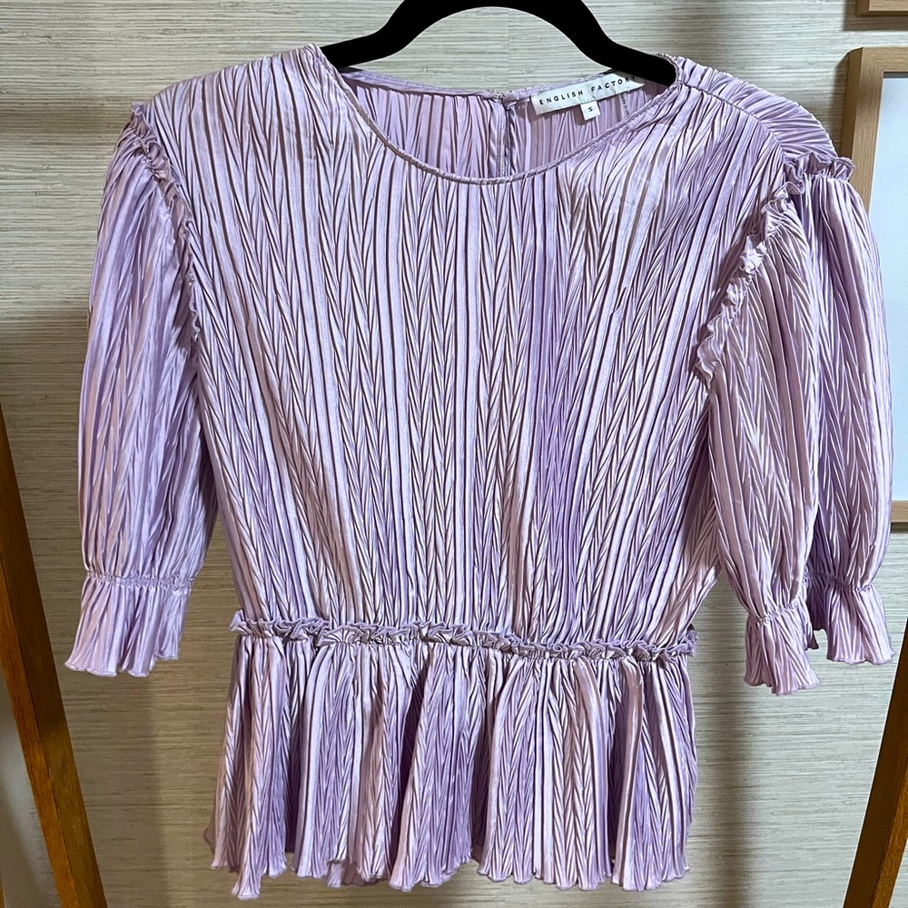 English Factory Small Purple Top